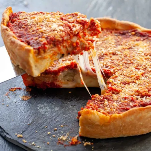 Hot Deep Dish Pizza