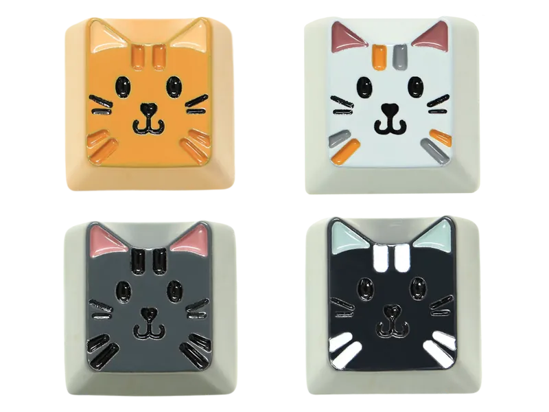 Cute Cat Keycaps