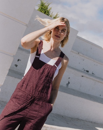 EVEREST linen jumpsuit | Deepest Black