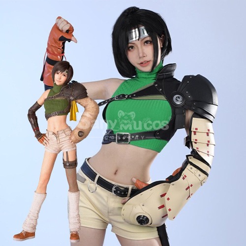 【Custom-Tailor】Game Final Fantasy VII Cosplay Yuffie Kisaragi Cosplay Costume - M