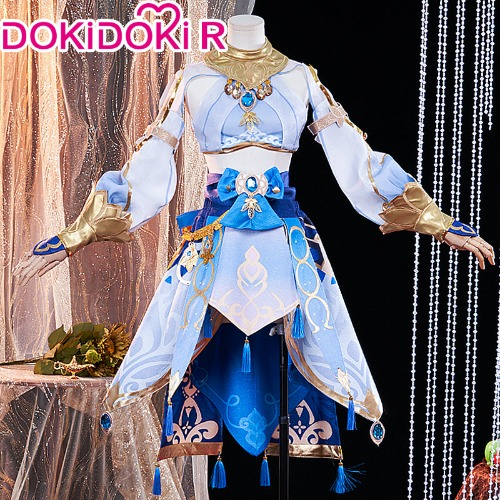 【Size S/XL/2XL Ready For Ship】【Size S-2XL】 DokiDoki-R Game Genshin Impact Nilou Cosplay Costume Sumeru | Costume / S