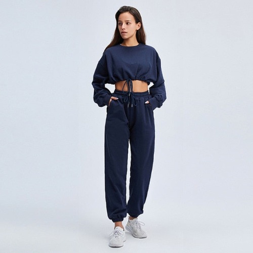 2-Piece Jogger Set - Navy / S