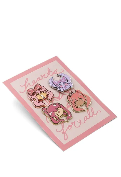 HEARTS FOR ALL Pin Set