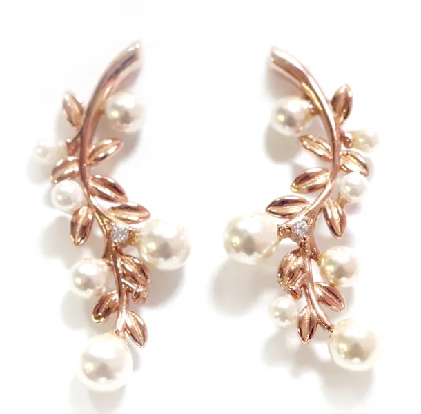 Nori Earrings - Rose Gold