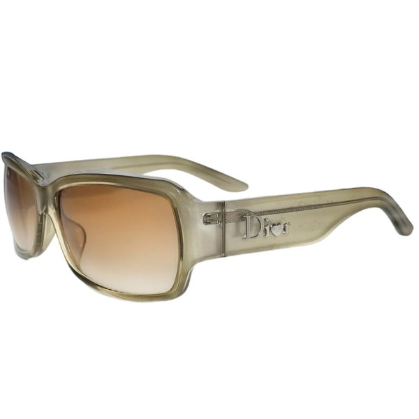 Dior Sunglasses - Authentic Dior Heart Logo Sunglasses in Beige / Silver vintage genuine 2000s y2k 90s
