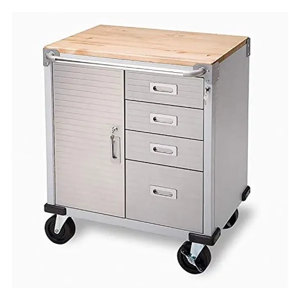 
                            Seville Classics UltraHD Rolling Storage Cabinet with Drawers
                        