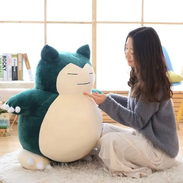 Jumbo Snorlax Kabigon Plush Toy Soft Doll Figure Pillow Kids Gift