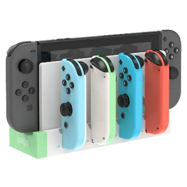 FYOUNG Charger Compatible with Nintendo Switch Controller, Charging Dock Station Base Compatible with Joycons with Indicator Light, Charger Dock for 4 controller