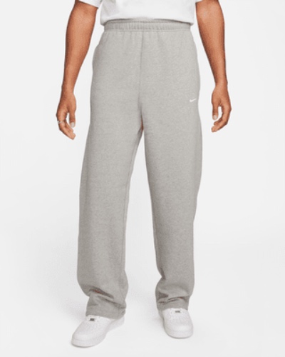 Nike Solo Swoosh Men's Open-Hem Fleece Pants