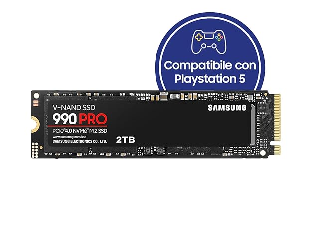 SAMSUNG Memorie 990 PRO M.2 2000 GB PCI Express 4.0 V-NAND MLC NVMe - 2 TB - 990 PRO