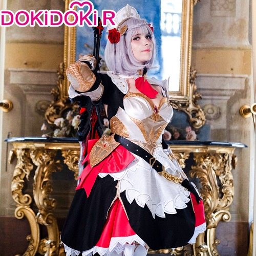 【Size XS-2XL 】DokiDoki-R Game Genshin Impact Cosplay Noelle Cosplay Custome