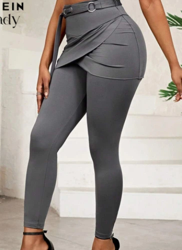 Grey Skirt Pants
