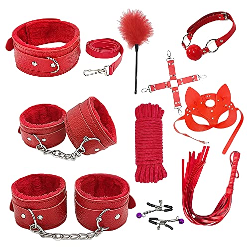 Throne Bri Women Leather Cat Mask Bondage Kit Restraints Kit Sex Toys For Couples Bdsm Kits