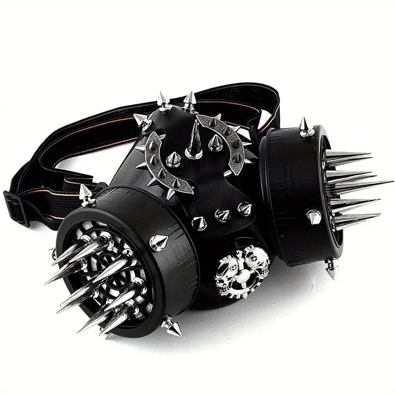 Goth mask with spikes 