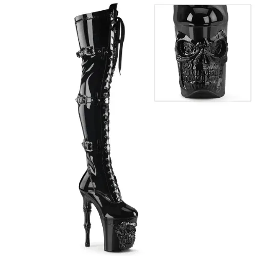 Pleaser Skull Boots