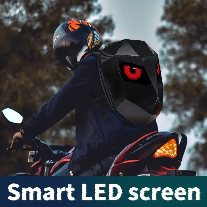 Smart LED motorcycle bag