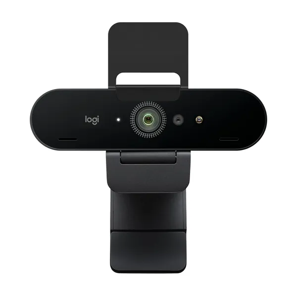 Logitech Brio 4K Webcam, Ultra 4K HD Video Calling, Noise-Canceling mic, HD Auto Light Correction, Wide Field of View, Works with Microsoft Teams, Zoom, Google Voice, PC/Mac/Laptop/Macbook/Tablet - 4K HD