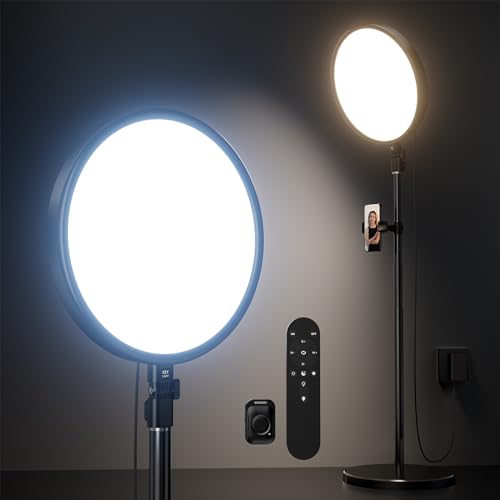 Large Ring Light Kit, Weilisi 6500K Professional Full-Screen Big Ring Light with Stand and Phone Holder, 64" Tall Ring Light with Remote for Studio Video Photography, TikTok, YouTube, Live Stream