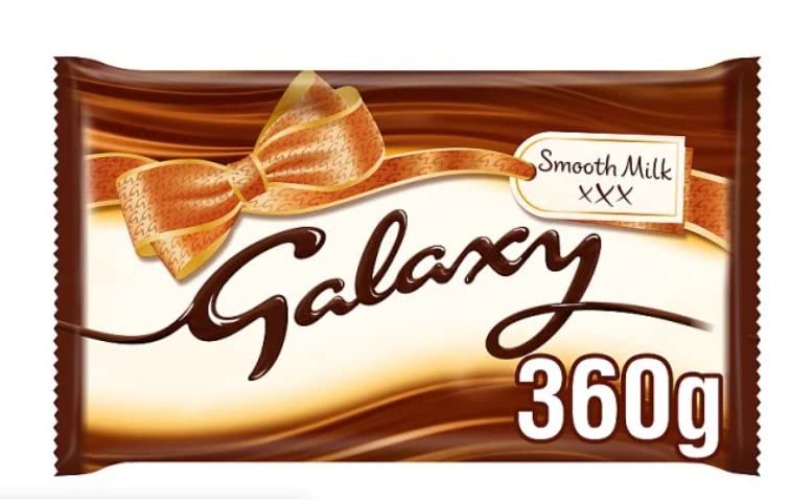 Galaxy Milk Chocolate Bar 360g Delicious Tasty And Twisty Treat Gift Hamper For Birthday,Christmas Sold By Kidzbuzz