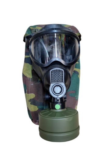 Genuine Belgian Army Issue BEM 4 Gas Mask Respirator & 40mm Filter Jigsaw Camo  | eBay