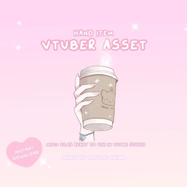 VTuber Asset | Rigged Kitty Coffee