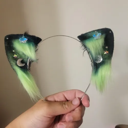 Green Cat Ears