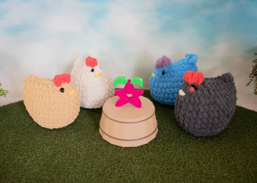 Stardew Valley Chicken Plushie | Stardew Valley Gamer Gift