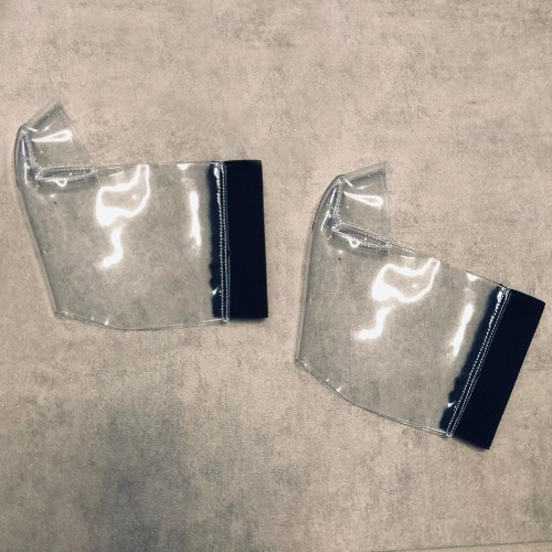 Classique Shoe Protector - Clear & Black | 6 INCH / UK5 / EU38 / US7 / AU7