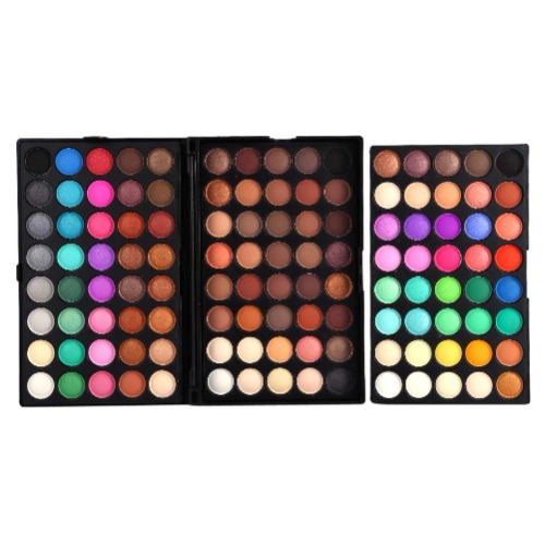 120 color eyeshadow palette, eyeshadow palette matte makeup glitter powder eyeshadow cosmetic tool