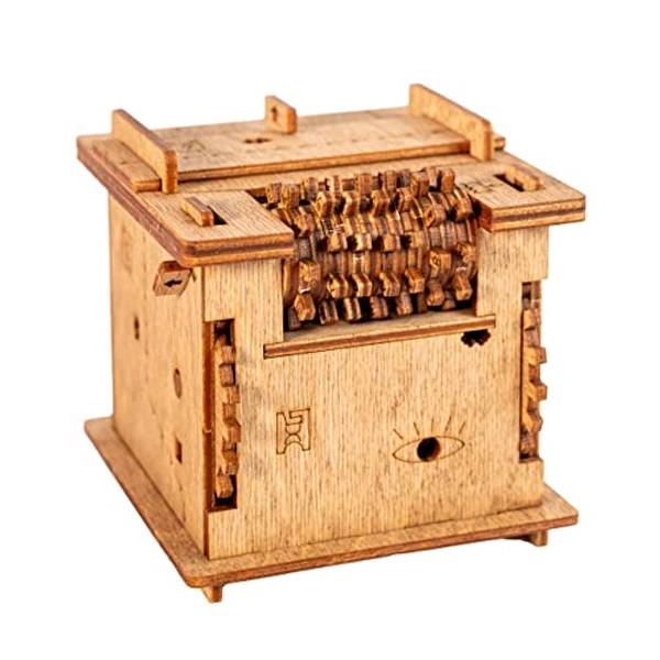 iDventure: el Gato de Schrödinger, Juego de Escape Room, Rompecabezas de Madera, Juegos de Rompecabezas únicos, Juegos de Caja de Escape para Adultos y niños (14+), Rompecabezas con un Secreto
