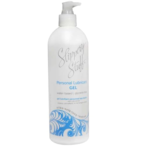 Slippery Stuff, 16 oz Gel, Clear, Pound, Unscented, 1 Count (LU031) - 1 Pound (Pack of 1)