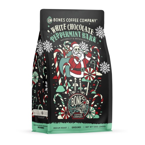 White Chocolate Peppermint Bark | 12oz | Ground