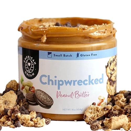 American Dream Nut Butter – Gluten-Free Chipwrecked Peanut Butter - Gluten-Free Chipwrecked