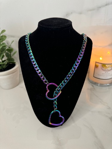 The AffectionLink™ Chain | Rainbow / Hearts