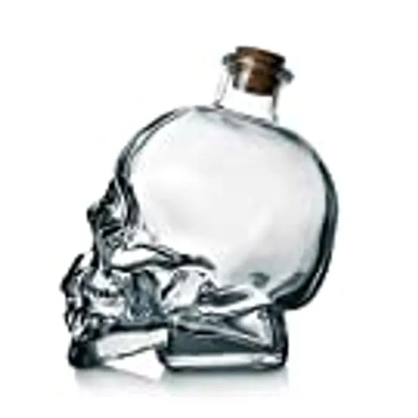 Creative Crystal Skull Head Shot Glass Party Transparent Champagne Cocktails Beer Coffee Wine Bottle Doomed Drinkware Bar Tools (400ml)