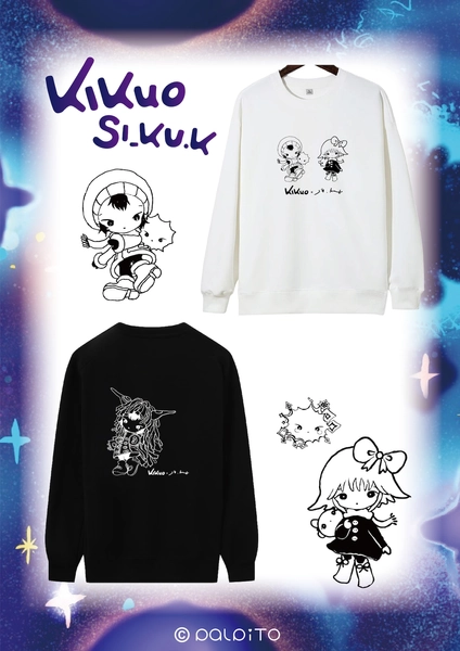 KIKUO×SI_KU.K White Hoodie