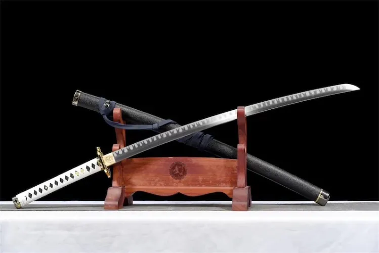 Devil May Cry Inspired Yamato Artifact - Japanese Manganese Steel Display Katana, Full Tang Collectible for Anime Fans