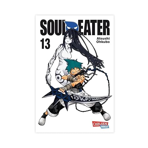 Update Serial Soul Eater Anime Poster 28 Canvas Poster Bedroom Decor Sports Landscape Office Room Decor Gift Unframe-style 12x18inch(30x45cm) - Unframe-style12x18inch(30x45cm) - Update Serial Soul Eater Anime Poster 28