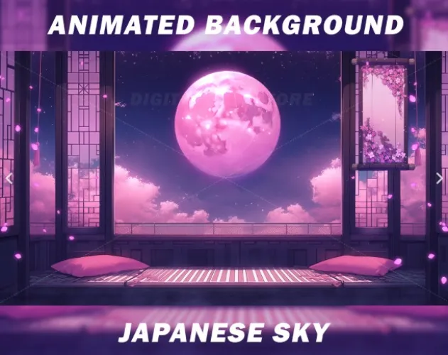 Japanese Sky Animated Background