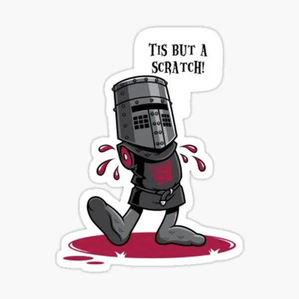 A Vintage Flesh Wound Sticker 