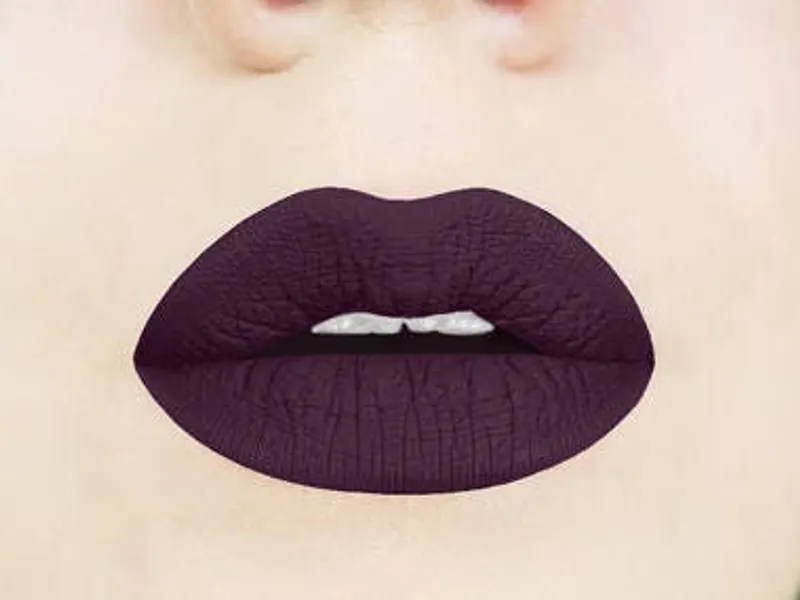 Gothic Plum Matte Liquid Lipstick. Glossy to Matte Liquid Lipstick. Dark Lipstick. Vegan and Cruelty-Free. Dark Plum Lipstick. Vampy, Gothic