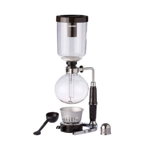 Hario "Technica" Glass Syphon Coffee Maker, 600ml - 5-Cup Std