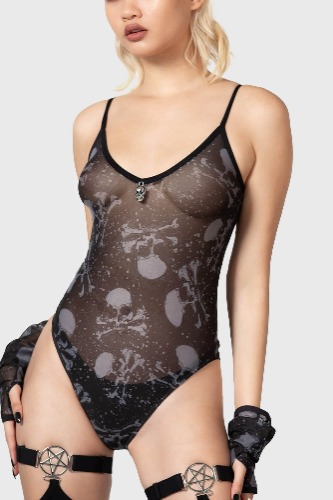 Contortion Bodysuit [B] | M / Black / 95% Polyester, 5% Elastane