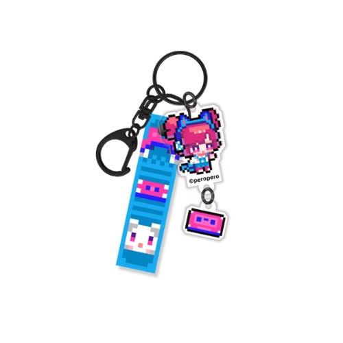 Muse Dash Pixel Dimension PVC Strap Character Keychain | Sailor Suit