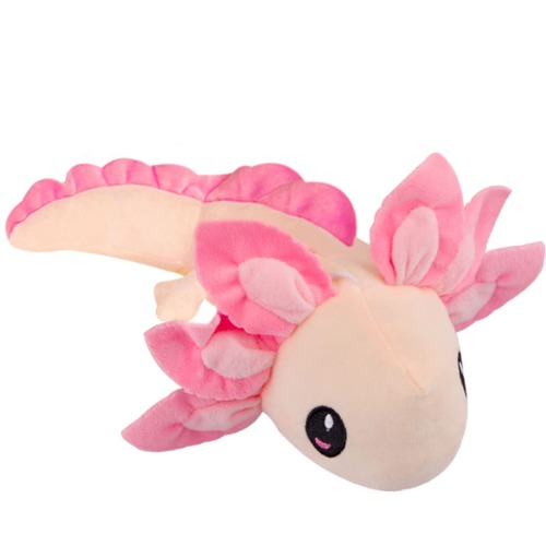 Putrer Axolotl Plush Toy,Axolotl Stuffed Animal,14.6" Kawaii Doll Stuffed Toy Gifts for Boys Girls - Light Pink