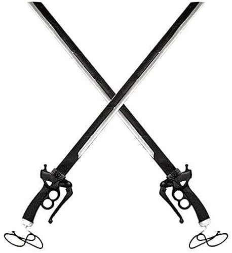 2PC COMBO SET 37" Attack on Titan Shingeki Kyojin Fantasy Foam Sword LARP Halloween Costume Cosplay Xmas