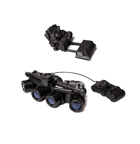 Taktische Jagd-Attrappe Nachtsichtbrille GPNVG 18 & Kunststoff L4G24 NVG-Halterung für Airsoft - Schwarz