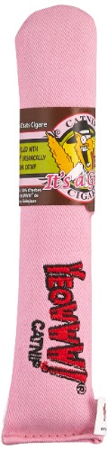 Yeowww Its a Girl Cigar Singles Cat Toy, Pink