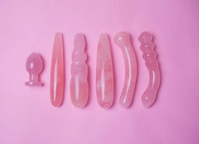 Genuine Rose Quartz Love Wand  Healing Crystal Dildo  Best | Etsy