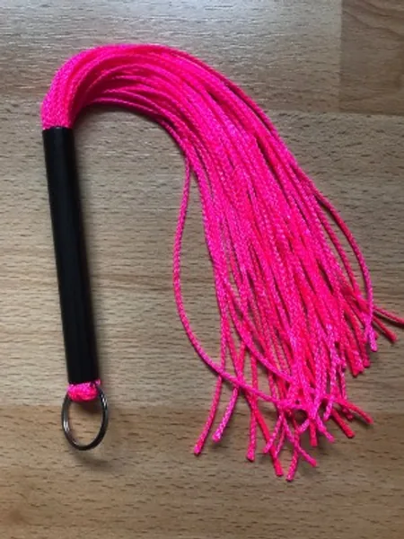 Mini Pink Flogger Whip BDSM Gear Uk Submissive Woman Man Kinky | Etsy